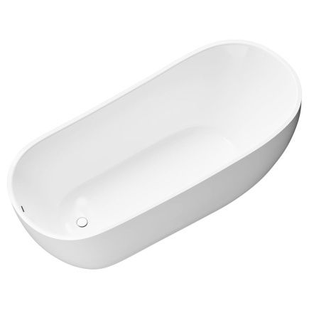 Ванна акриловая Grossman Galaxy GR-1403 170х75 отдельностоящая овальная с ножками