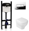 Комплект унитаз с инсталляцией Valsir KIT VSCR 7212 Slim P1