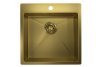 Кухонная мойка Granula 5151, ЗОЛОТО САТИН 51х51 цвет золото сатин поверхность матовая
