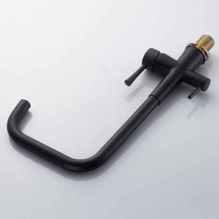 Смеситель для кухни Shevanik S528H на мойку черный