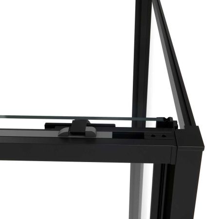 Душевой уголок Vincea Slim Soft VSR-1SS8015CLB 150х80 стекло прозрачное профиль черный без поддона