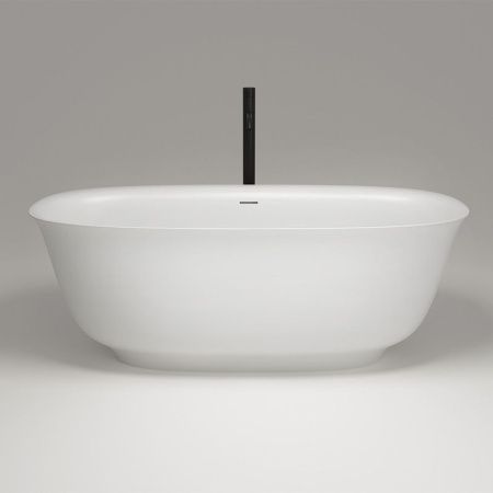 Ванна из искусственного камня Plumberia Selection Seta SETA 170BO 170х75 отдельностоящая овальная с ножками