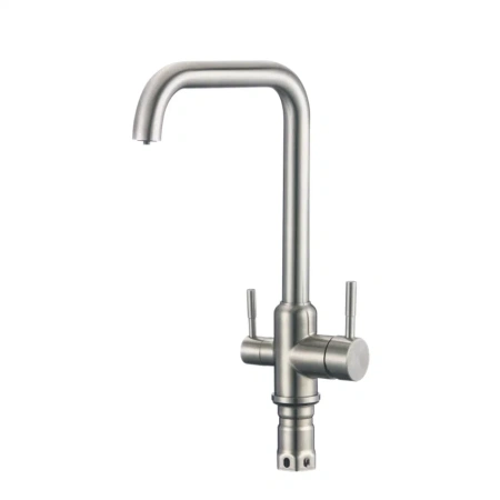 Смеситель для кухни Shevanik S268B на мойку сатин