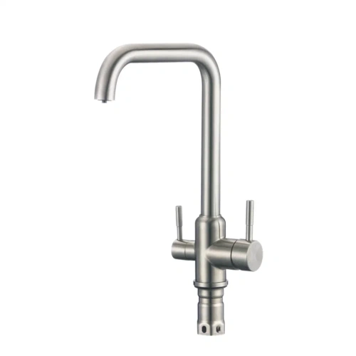 Смеситель для кухни Shevanik S268B на мойку сатин - фото 2