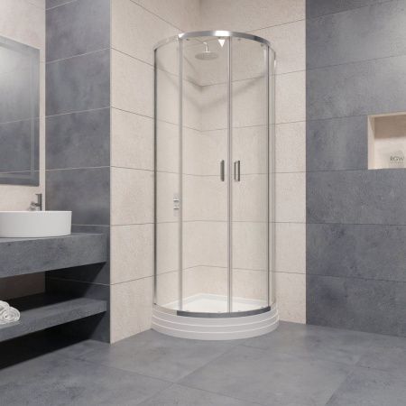 Душевой уголок RGW Passage 06085588-11 80х80 стекло прозрачное профиль хром без поддона