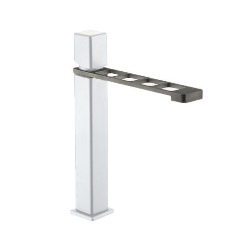 Смеситель Webert OX830402741 на раковину белый/сталь - фото 2