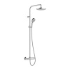 Душевая стойка Hansgrohe Vernis Blend 26089000 настенная цвет хром с термостатом