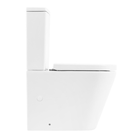 Унитаз напольный с бачком BelBagno FLAY-R BB2149CPR/BB2149T/BB865SC белый с сиденьем микролифт безободковый каскадный смыв