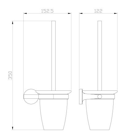 Ершик Wonzon & Woghand SIMPLE WW-6529-BG