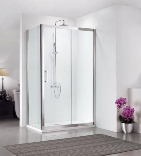 Душевой уголок Bravat Stream BS120.3103S 120х80 стекло прозрачное профиль хром без поддона - фото 2