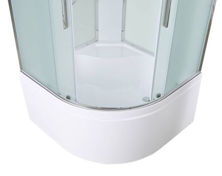 Душевая кабина AvaCan EM EM5090LED 90х90 четверть круга с крышей ориентация универсальная