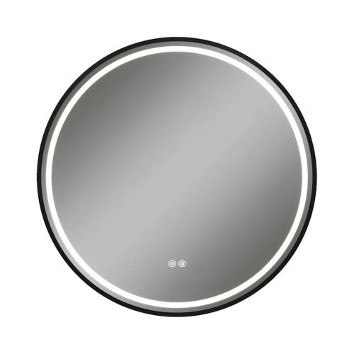 Зеркало с подсветкой Maretti EA1460R03EL 60х60 цвет черный - фото 2