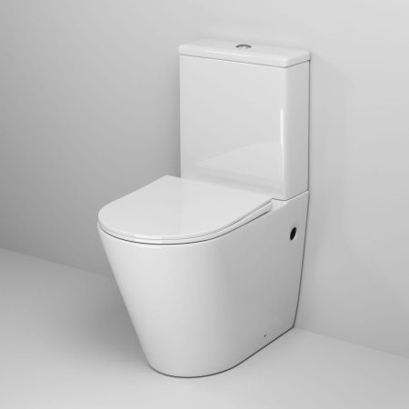 Унитаз напольный с бачком Grossman Color GR-4480S белый с сиденьем микролифт безободковый каскадный смыв