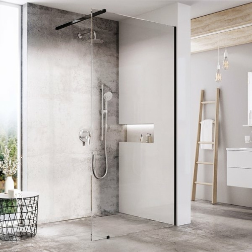 Душевая перегородка Ravak Walk-In GW9W00300Z1 60x200 стекло прозрачное профиль черный матовый - фото 2