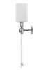 Бра Crystal Lux Mirabella (Мирабелла) MIRABELLA AP1 CHROME/WHITE