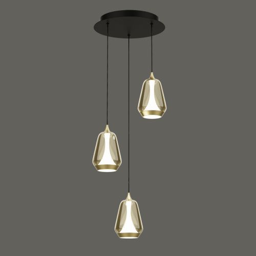 Светильник подвесной Delight Collection MD24001011-3A brass/champagne - фото 2