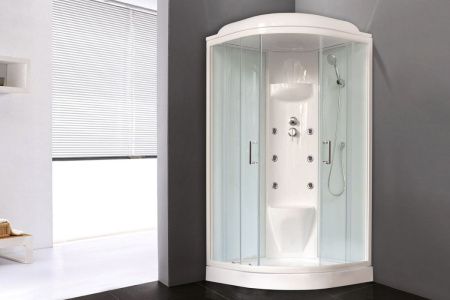 Душевая кабина Royal Bath НК RB90HK7-WT 90х90 четверть круга с крышей ориентация универсальная