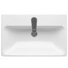 Раковина из сантехнического фарфора Santek Адриана WH501628 70х50 накладная цвет белый