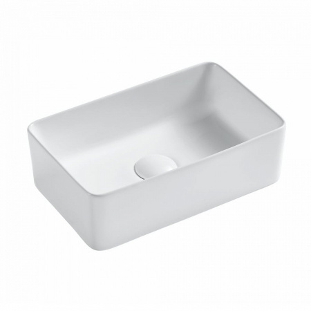 Раковина из сантехнического фарфора Teymi Helmi T50304 38х24 накладная цвет белый без отверстий под смеситель