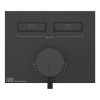 Смеситель для душа Gessi Hi-Fi 63079#299 встраиваемый в стену черный (внешняя часть)