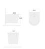Биде подвесное Boheme Avva 973-B-BIDET цвет черный