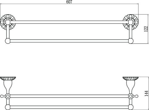 Полотенцедержатель Savol S-08948C - фото 3