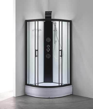 Душевая кабина Taliente TA-100CB 100х100 четверть круга без крыши ориентация универсальная