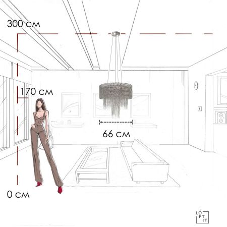Люстра подвесная Loft It Opera 10406/660