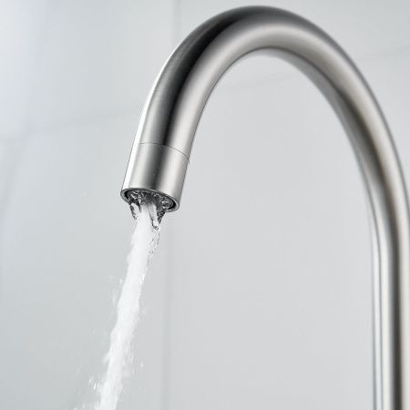 Смеситель для кухни Raffine F108L на мойку сатин