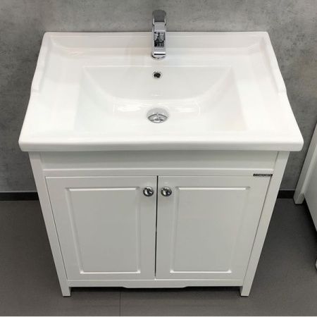 Тумба с раковиной Comforty Тбилиси 00003132629CF 70х50 напольная цвет белый