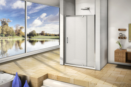 Душевая перегородка Good Door ORION ОР00015 90х185 стекло матовое профиль хром глянцевый