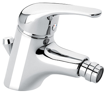 Смеситель Emmevi Ambra 9004/BC на биде белый/хром Смеситель Emmevi Ambra 9004/BC на биде белый/хром