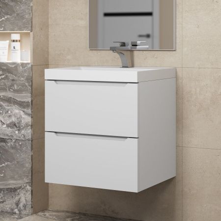 Тумба под раковину Uperwood Tanos 2191020000 50х50 подвесная цвет белый