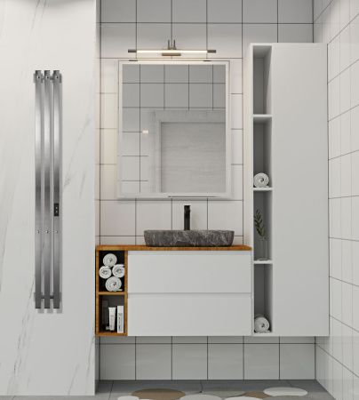 Полотенцесушитель электрический Indigo Style 4 PRO LSPRE120-18GFMRt 20х120 серый