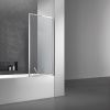 Душевая шторка на ванну Vincea VSB-41700CL 70х140 стекло прозрачное профиль хром ориентация универсальная