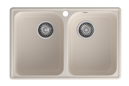Кухонная мойка Granfest Quarz 15 белый 74х48 цвет белый поверхность матовая