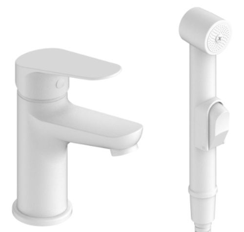 Смеситель Esko KZ27HW на раковину белый - фото 2