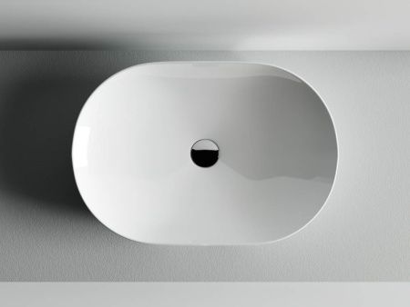 Раковина из сантехнического фарфора Ceramica Nova ELEMENT CN5009 60х40 накладная цвет белый без отверстий под смеситель