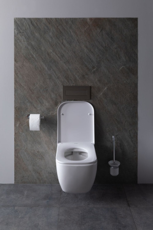 Чаша унитаза подвесная Allen Brau Infinity 4.21004.20 цвет белый без сиденья безободковая каскадный смыв