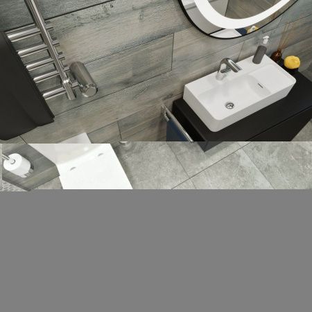 Раковина из сантехнического фарфора Lavinia Boho Bathroom Sink Slim 33311011 60х30 накладная цвет белый 1 отверстие под смеситель
