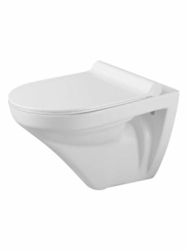 Унитаз подвесной Agger AT06100 белый с сиденьем микролифт каскадный смыв