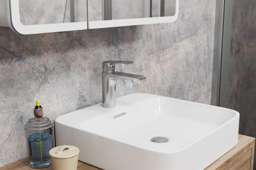 Смеситель Rush Gozo GZ3735-11 на раковину хром - фото 3