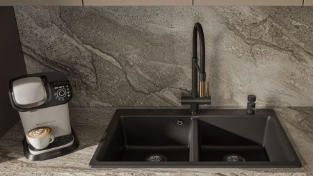 Дозатор для жидкого мыла Rivelato RD-1000 anthracite