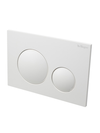 Клавиша смыва механическая BelBagno  BB-17C-BL цвет белый глянцевый