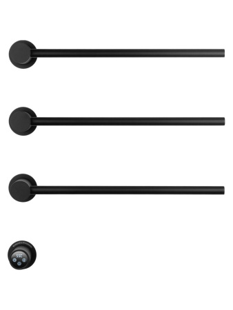 Полотенцесушитель электрический Wonzon & Woghand Hamburg WW-AL313-MB 45х50 черный