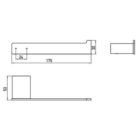 Бумагодержатель Emco Loft 0505 001 00