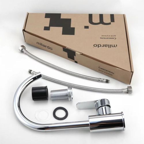 Смеситель для кухни Milardo Poli POLSBJ0M05 на мойку хром - фото 3