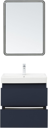 Тумба под раковину Aquanet Вега 2.0 00337947 58х47х50 подвесная цвет синий