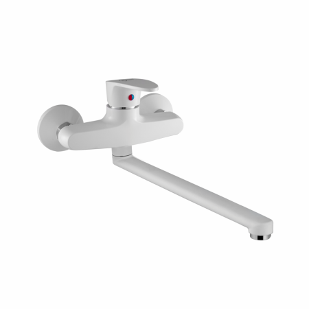 Смеситель для кухни Plstart PL4605-8 настенный белый