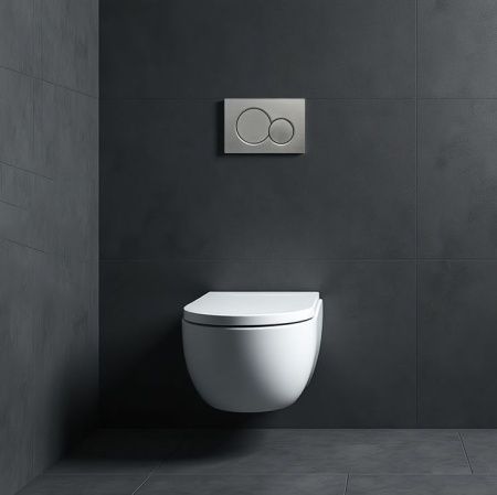 Клавиша смыва механическая Wonzon & Woghand WW-IB232-BGM цвет серый